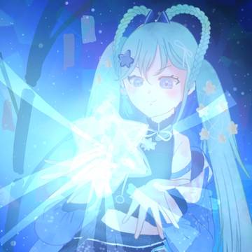 初音ミクさんの誕生日イラストを描きました！