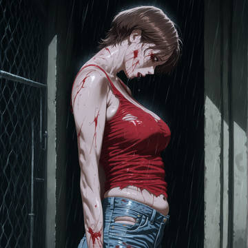 Resident Evil 2 female zombie