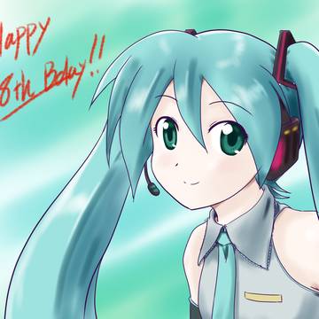 初音ミク誕生18周年