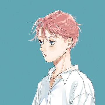 桃髪の美少年