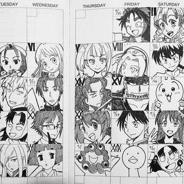 2025年8月のらくがき