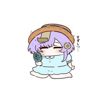 涼しいね七七ちゃん