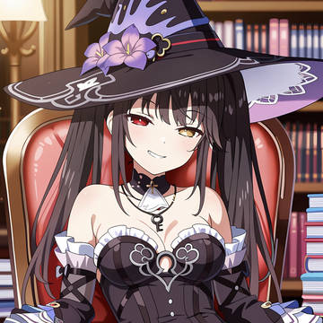 Kurumi doing cosplay
