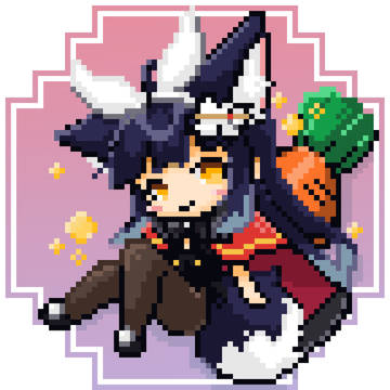 新衣装バニー服ドットイラスト（ピクセルアート）