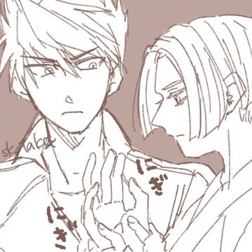 【腐向け】童子切剥落×大包平落書き