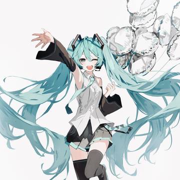 初音ミクと風船🎈
