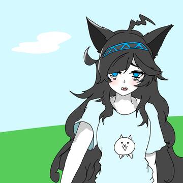 気だるげな黒キャス