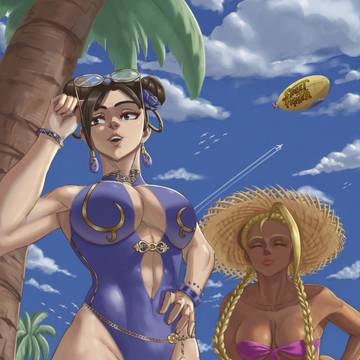Summer Chun-li & Cammy