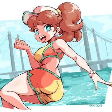 수영복 데이지