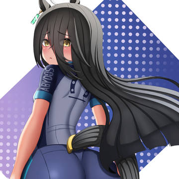 ブルーアーカイブのシロコ(ライディング)の服を着たマンハッタンカ