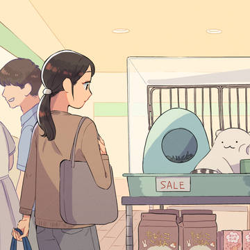 某ペットショップにて