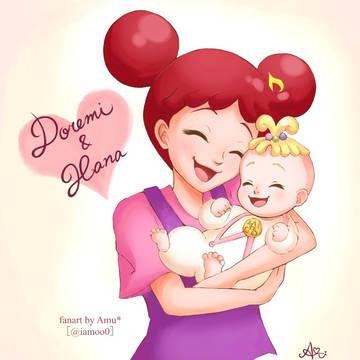 どれみママ&ハナちゃん