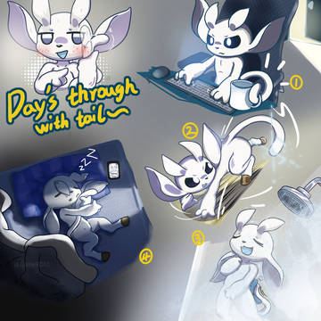 Day's through with tail