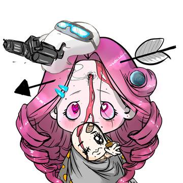 典也のイラストのミニキャラ