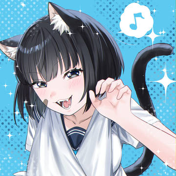 【skeb】猫なギプス少女