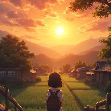 夕日少女