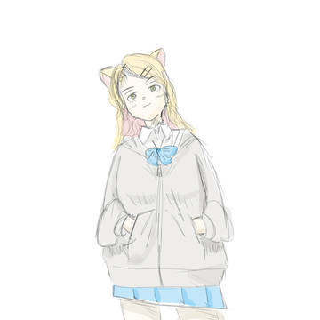 落書きメスケモちゃん