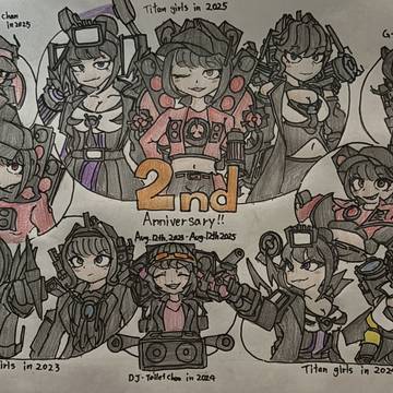 2周年記念イラスト・79話Part2公開記念