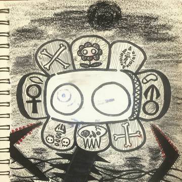 黑色花开🌼🖤 黒い花が咲いた🖤🌼【U0】