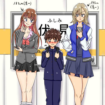デカ女と満員電車に乗ってみたいと言う夢を持つのは普通だと思う。
