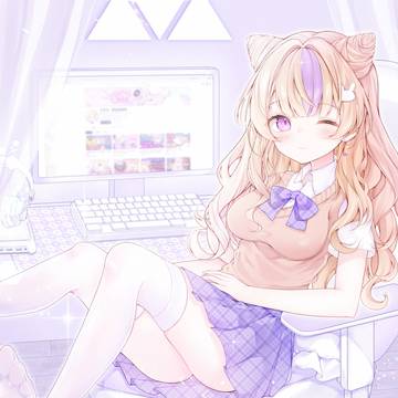 ひなな記念イラスト