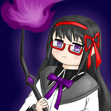 リボンメガネほむらちゃん