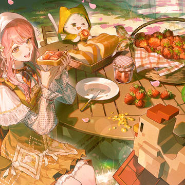パンとイチゴ🍓