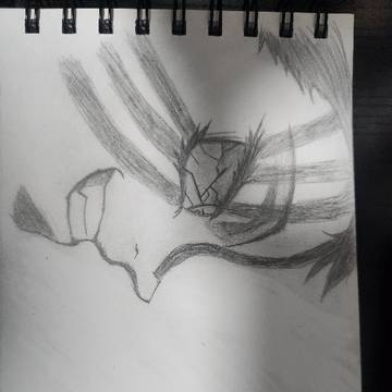 猗窩座 手描き
