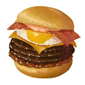 月見バーガー