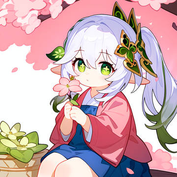 一期樱花树下的草神
