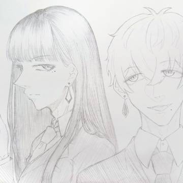 オリキャラの男ペア