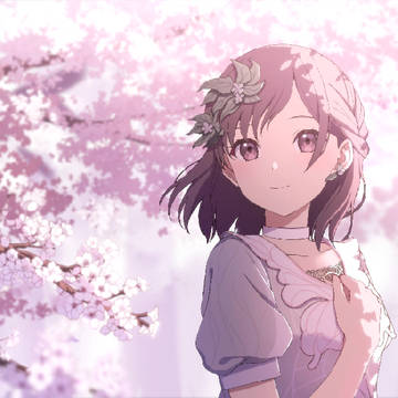 余花にみとれて