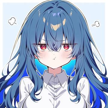 怒な女の子