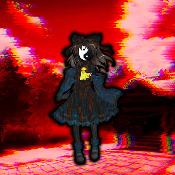 試しに改変してみました。(東方異形郷:博麗霊夢)
