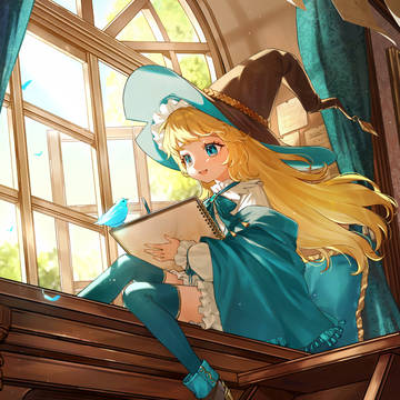 窓辺の魔女