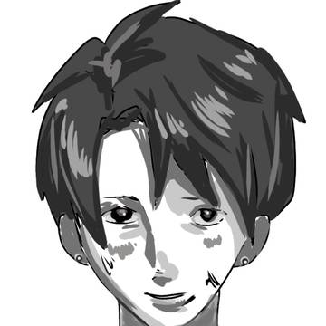 タバコ吸ってる男