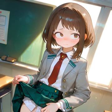 麗日お茶子　放尿　2