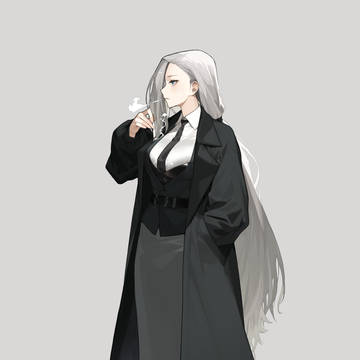 Suit Cigarette Girl 2