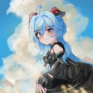 Ganyuuu Sky blue