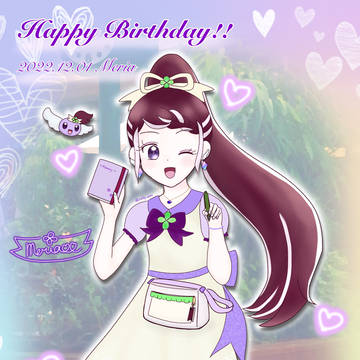 📔メリアちゃ誕生日イラスト2022
