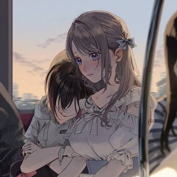 デート帰りの電車🚋