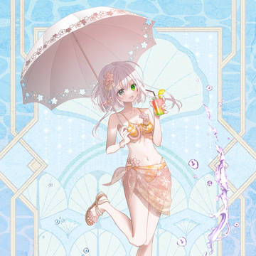 水着の魔女さん