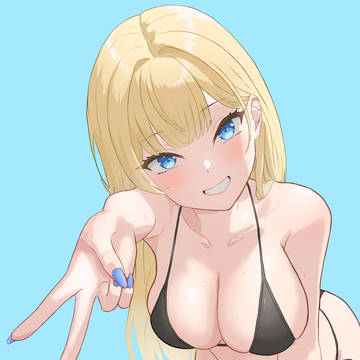水着のギャルピース