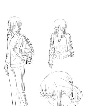 【中学时期的露出】人设图