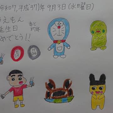 ドラえもん誕生日おめでとう!2025年