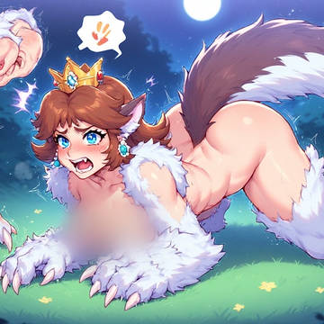 Princess Daisy Werewolf TF