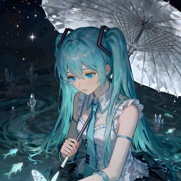 初音ミク × 幻想水面 ― 星屑と蝶の夜 ―