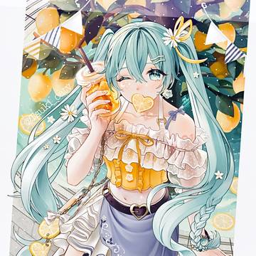・.。*🍋🤍 レモンミクちゃん🌿✧*。