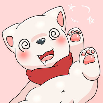 ぐるぐる倒されホワイトちゃん