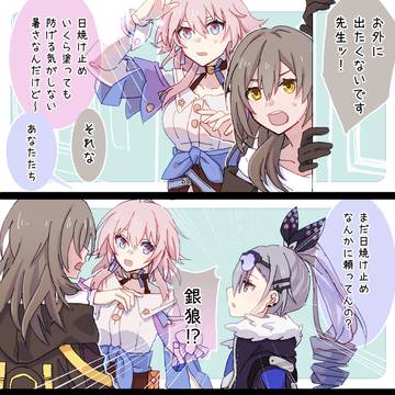 銀狼だからこそいける日焼け対策【カフ星】